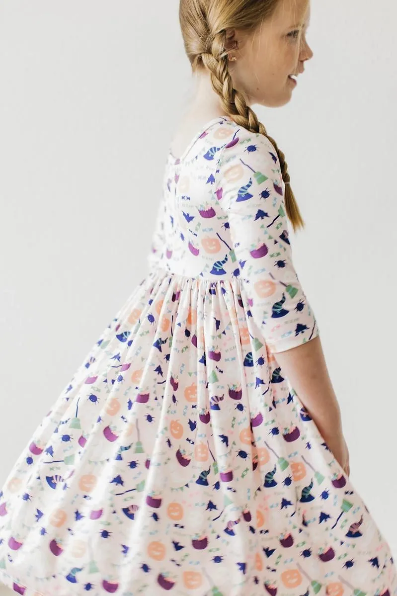 Trick or Treat Pocket Twirl Dress: Mila and Rose