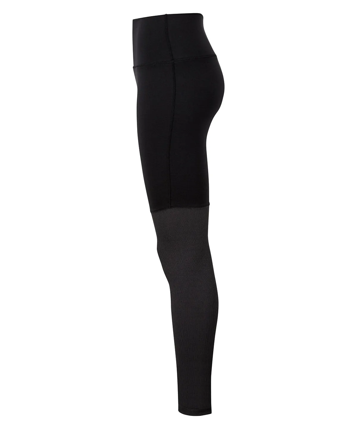 TriDri Yoga Leggings Black Charcoal