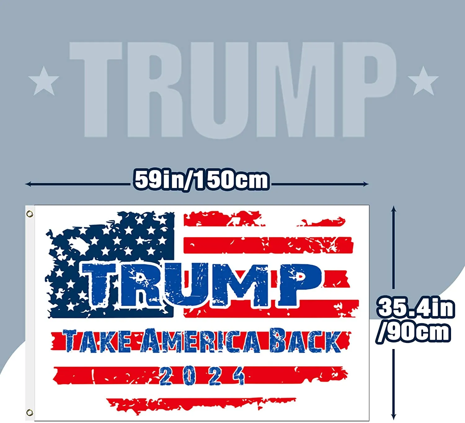 Trump 2024 Flag Trump Flag 3x5 Feet Take America Back