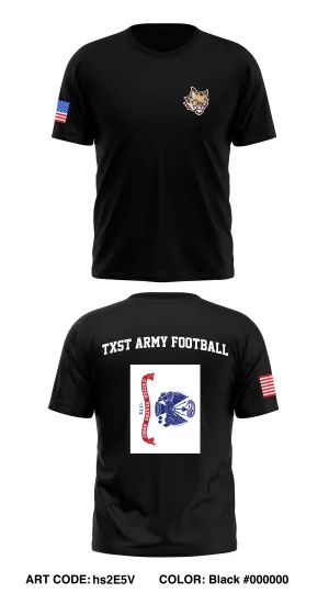 TXST Army Football Core Men's SS Performance Tee - hs2E5V