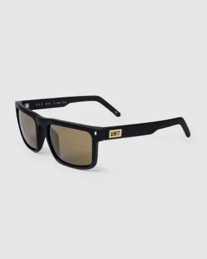 UNIT Primer Sunglasses - Matte Black Gold Polarised