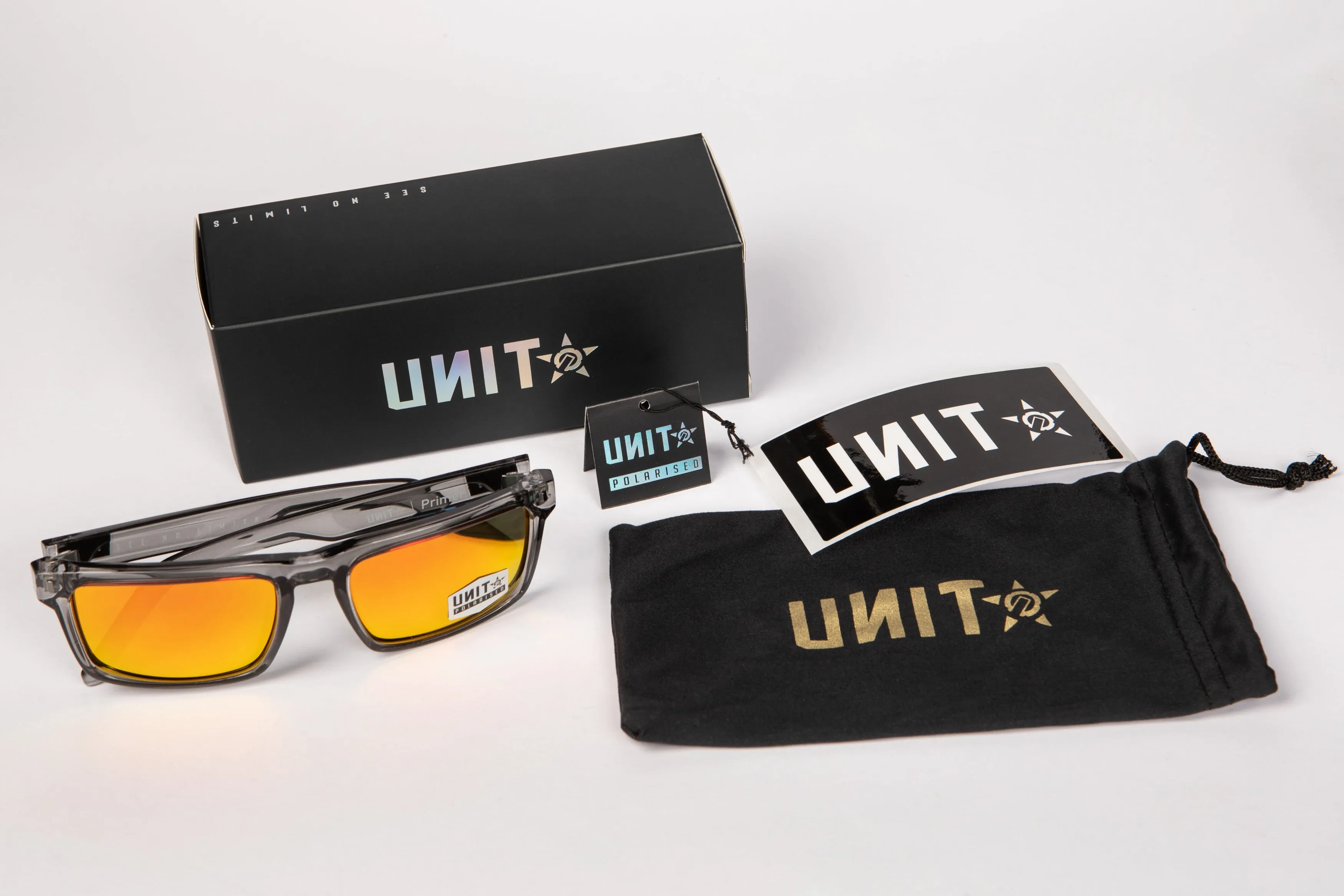UNIT Primer Sunglasses - Smoke Orange Polarised