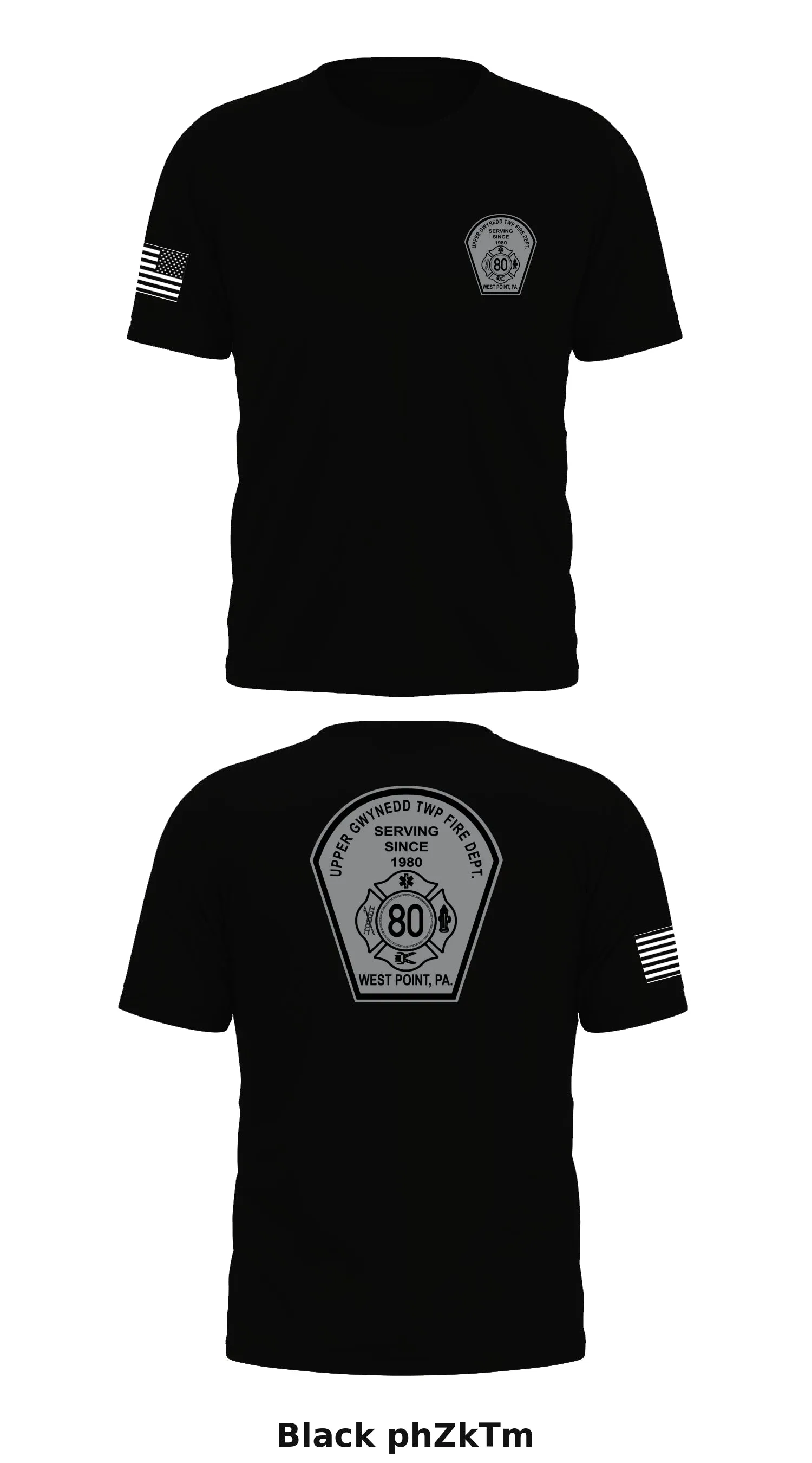 Upper Gwynedd Fire Department Store 1 Core Men's SS Performance Tee - phZkTm