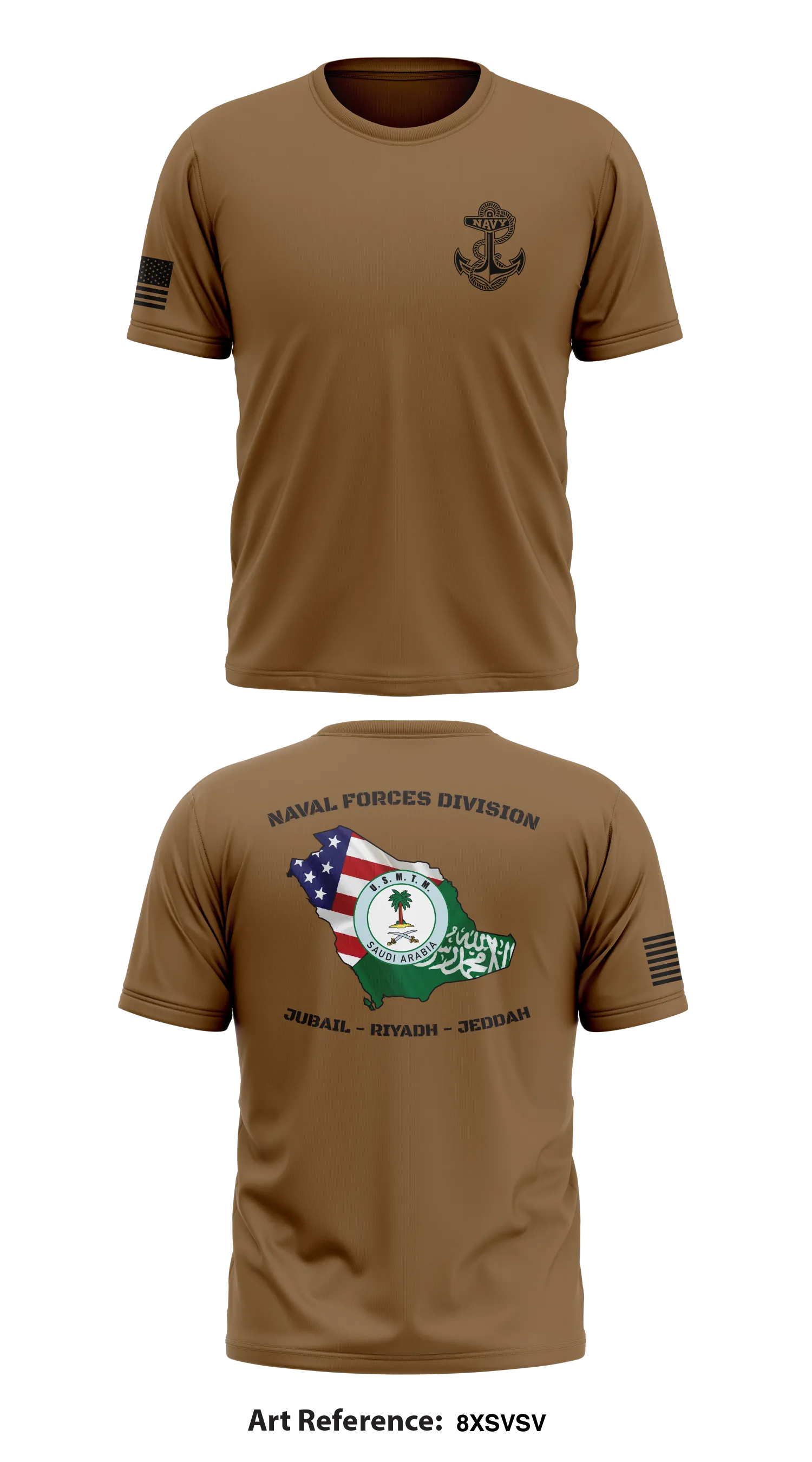 USMTM NFD Det Jubail Store 1 Core Men's SS Performance Tee - 8XSvsv