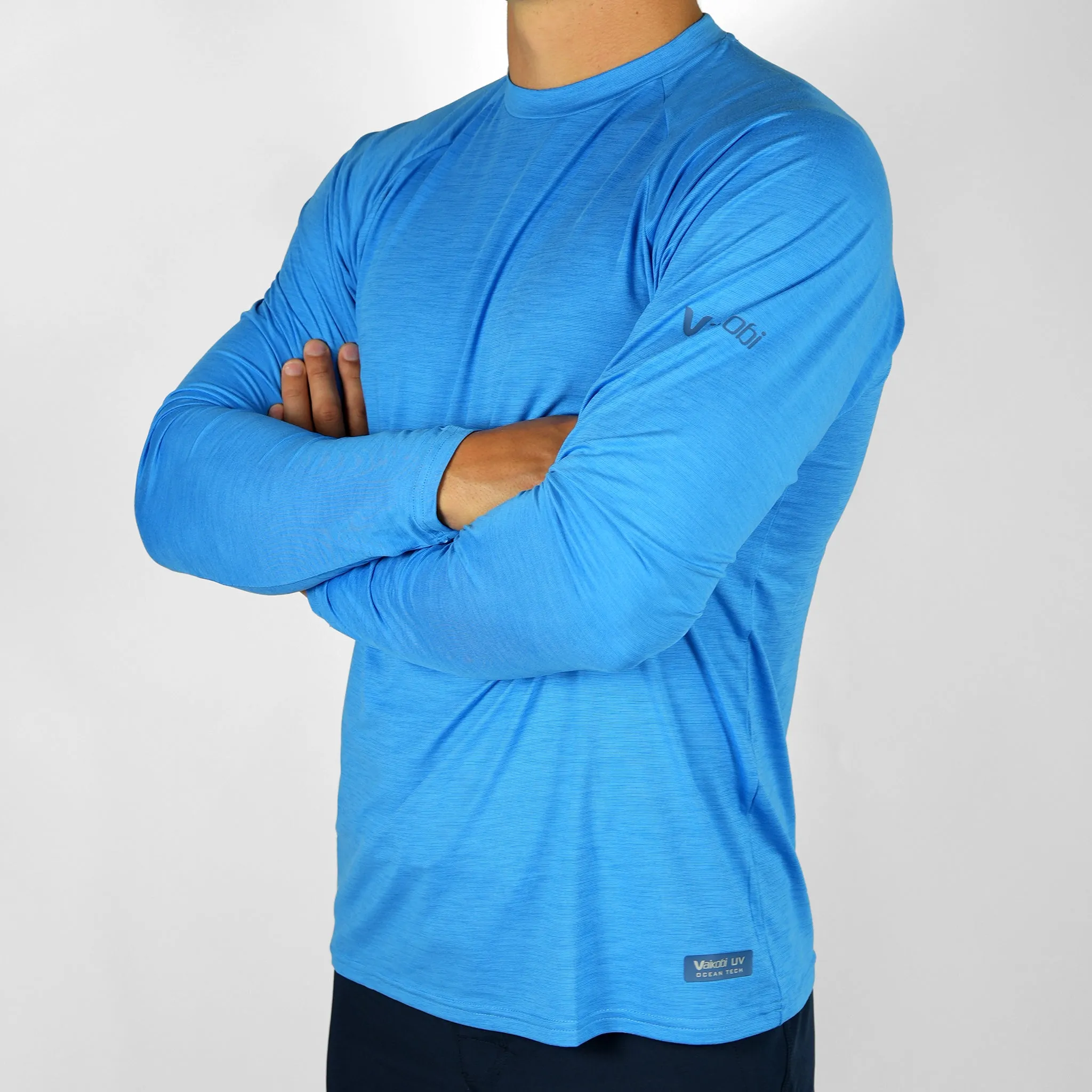 UV Ocean Tech L/S Tee - Cyan