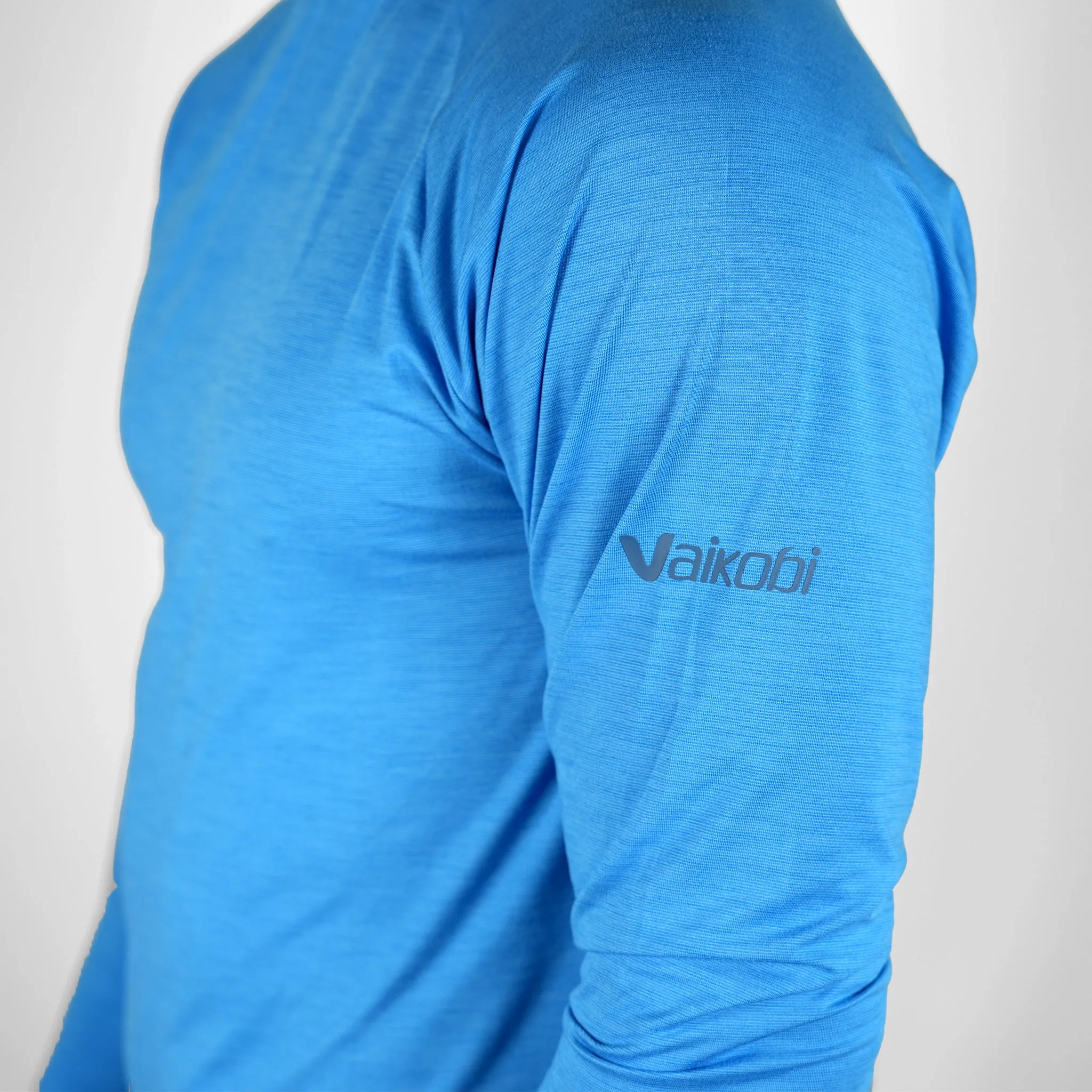 UV Ocean Tech L/S Tee - Cyan