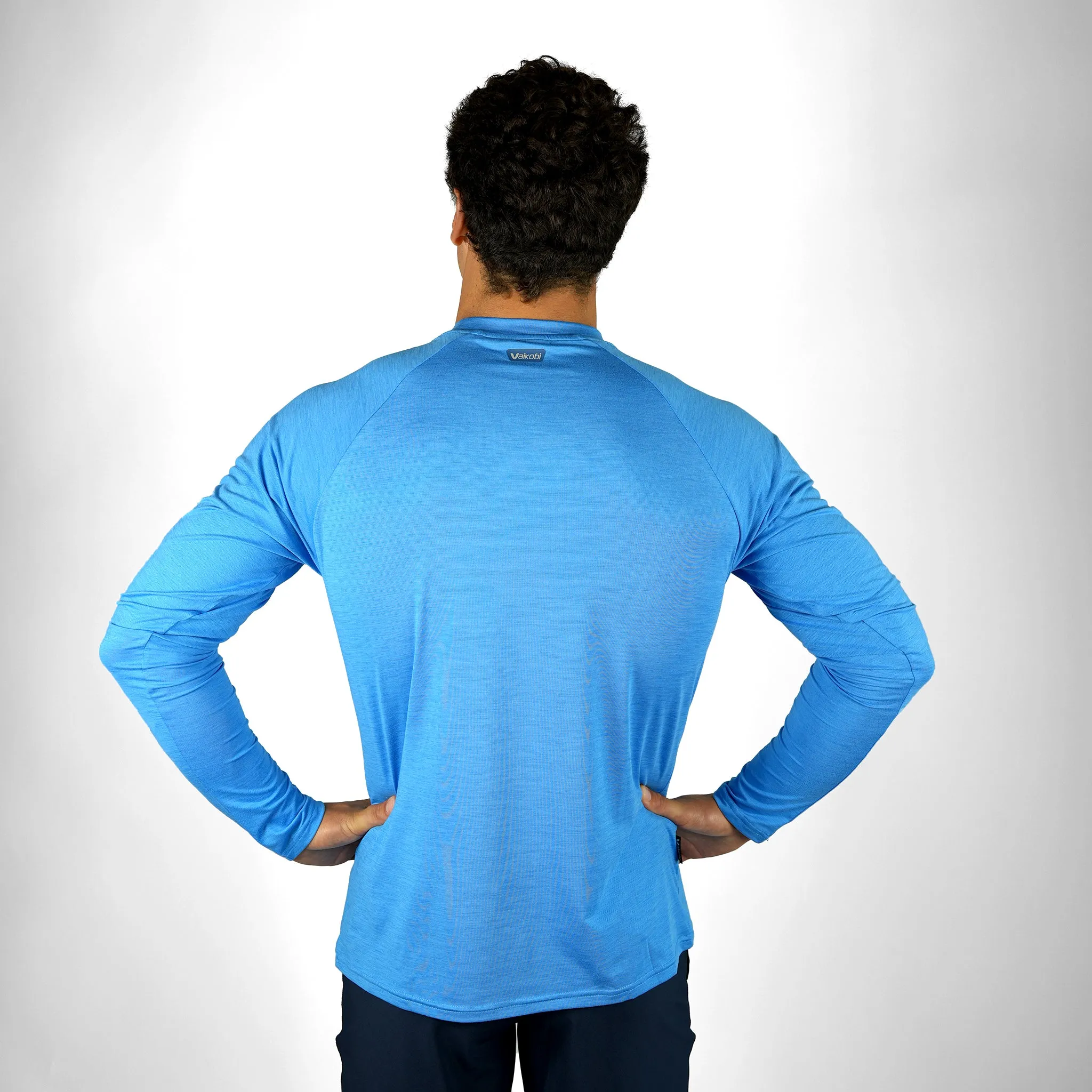 UV Ocean Tech L/S Tee - Cyan