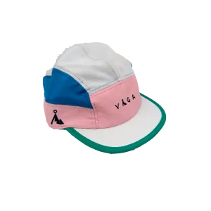 VAGA Club Cap - Ocean Green/White/Pale Pink/Postal Blue