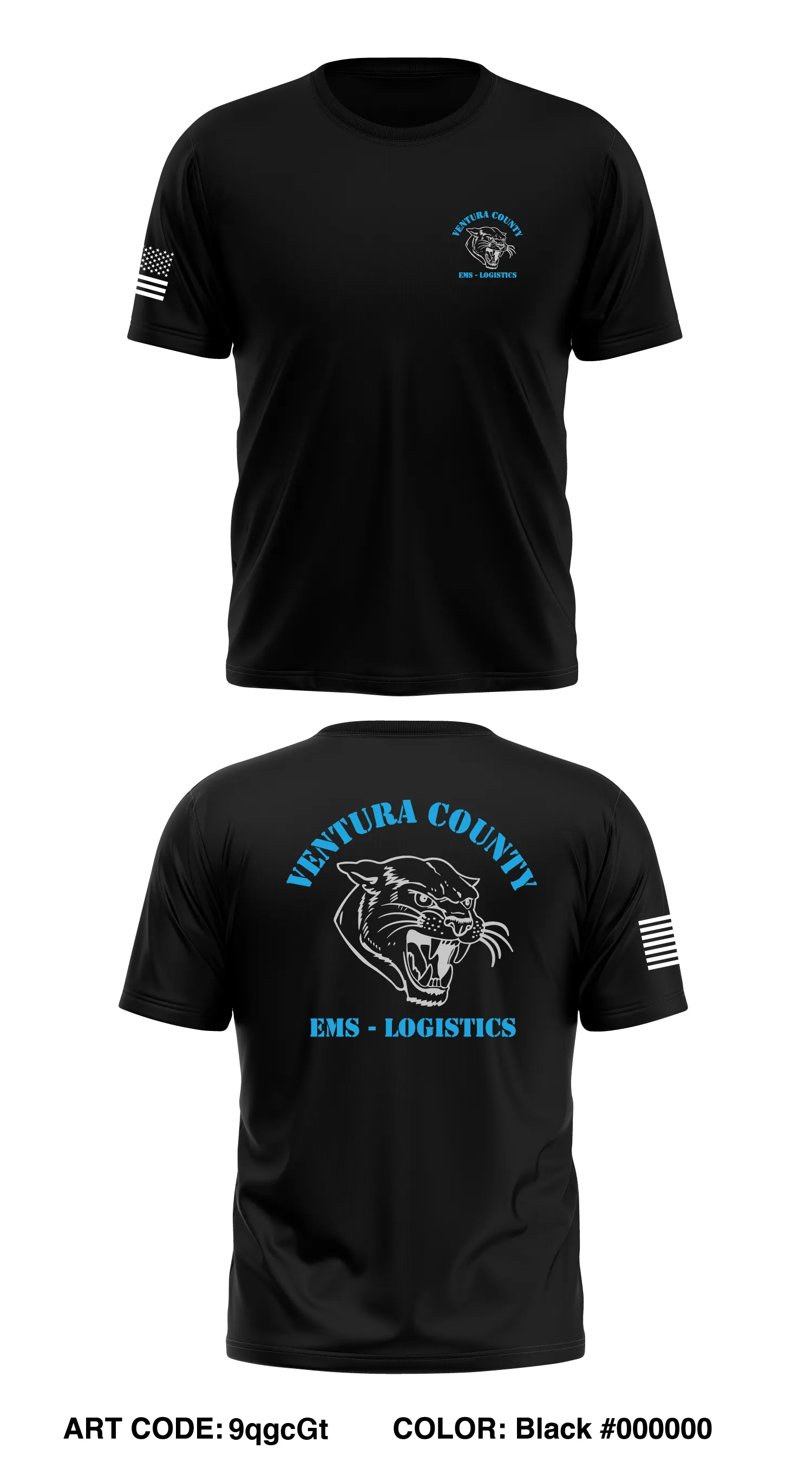 Ventura County EMS - Logistics Store 1  Core Men's SS Performance Tee - 9qgcGt