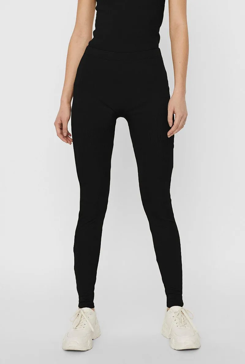 VERO MODA LACEY RIB LEGGINGS