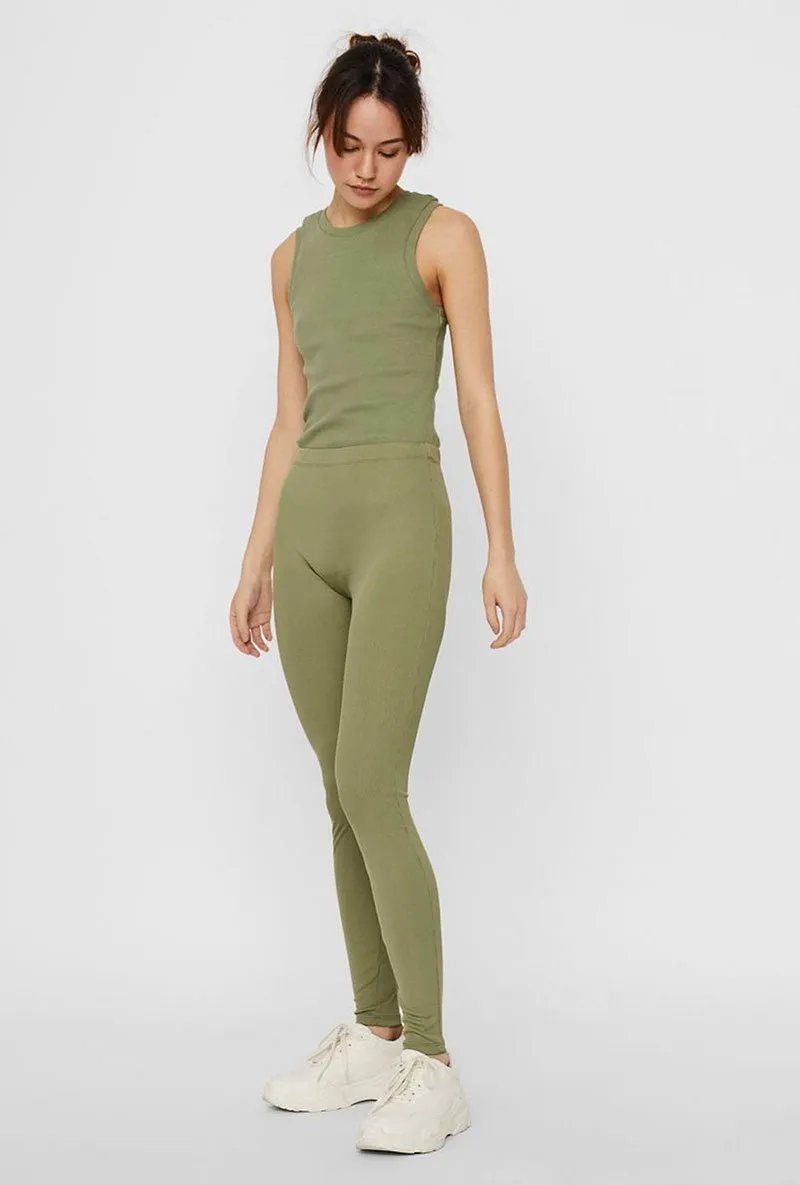 VERO MODA LACEY RIB LEGGINGS