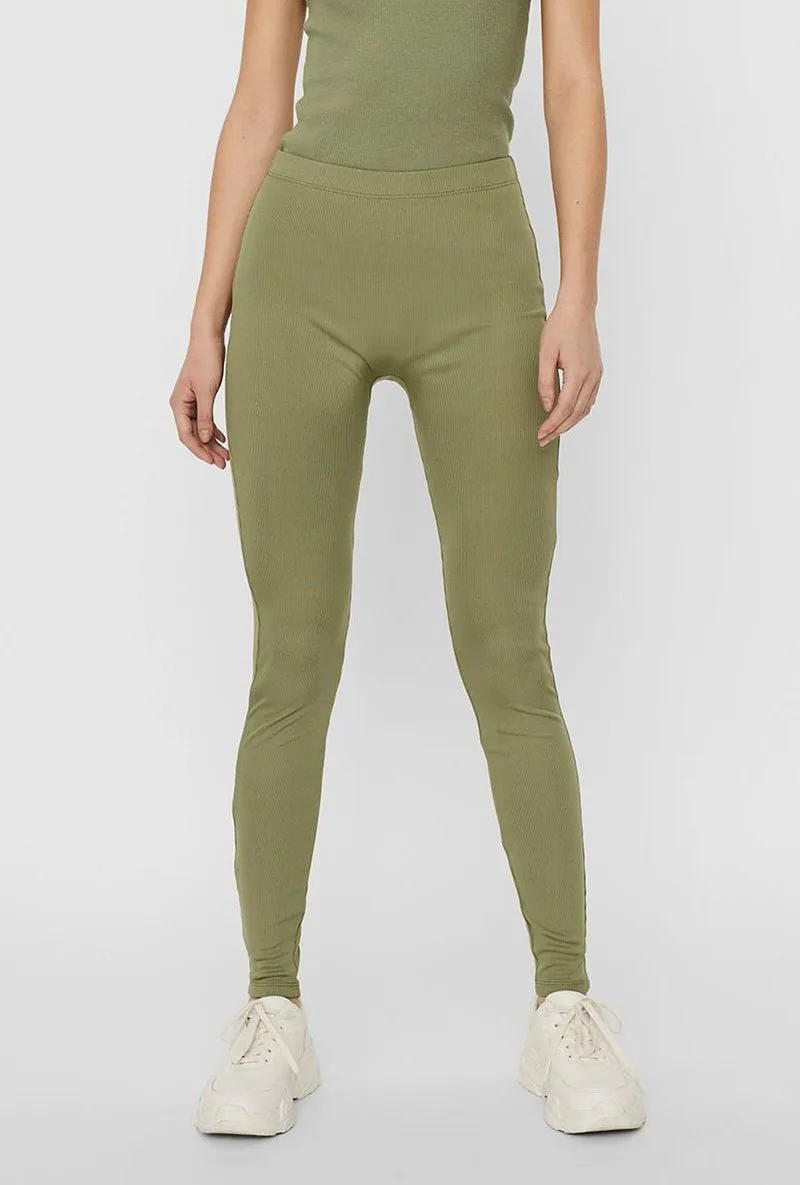 VERO MODA LACEY RIB LEGGINGS