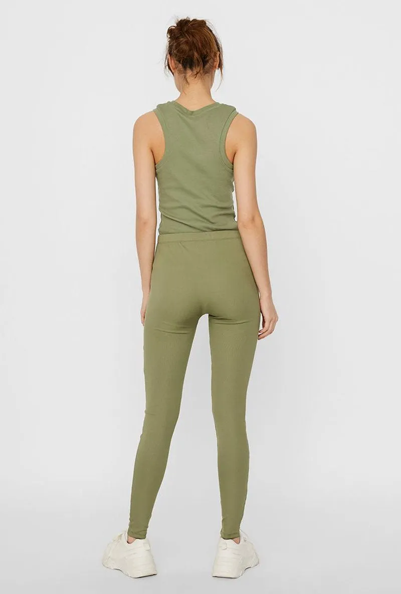 VERO MODA LACEY RIB LEGGINGS