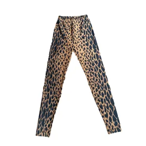 Versace Brown Cheetah Leggings