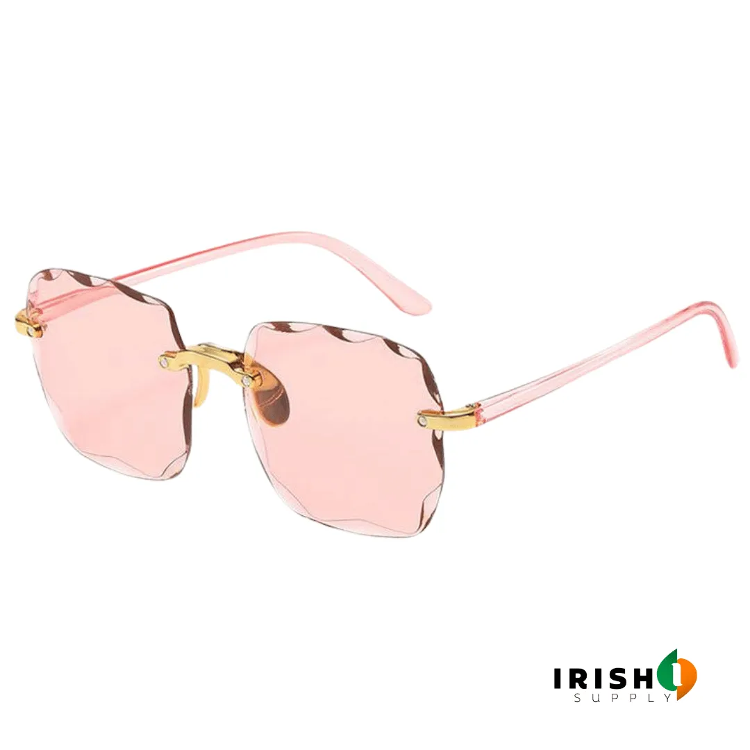 VERVE™ Square Rimless Fashion Sunglasses