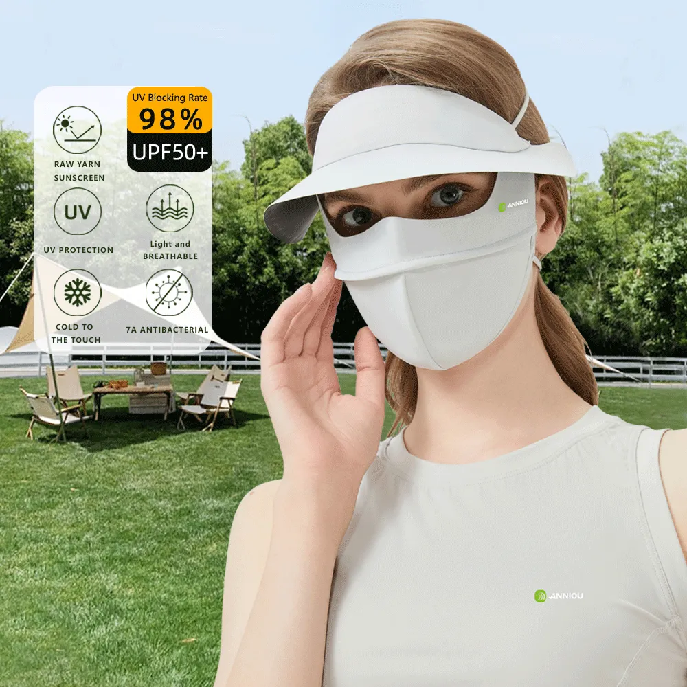 Vinyl Brim Sun Shield Mask