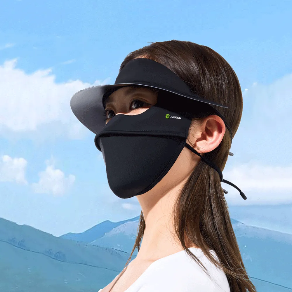 Vinyl Brim Sun Shield Mask