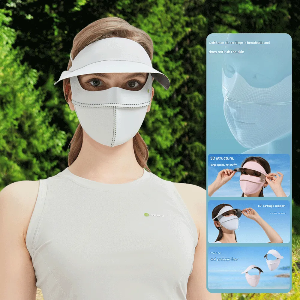 Vinyl Brim Sun Shield Mask