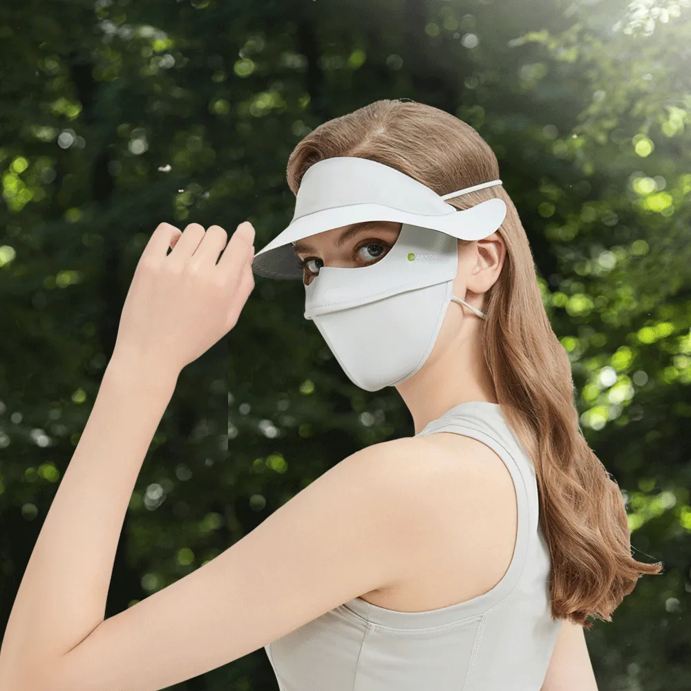 Vinyl Brim Sun Shield Mask