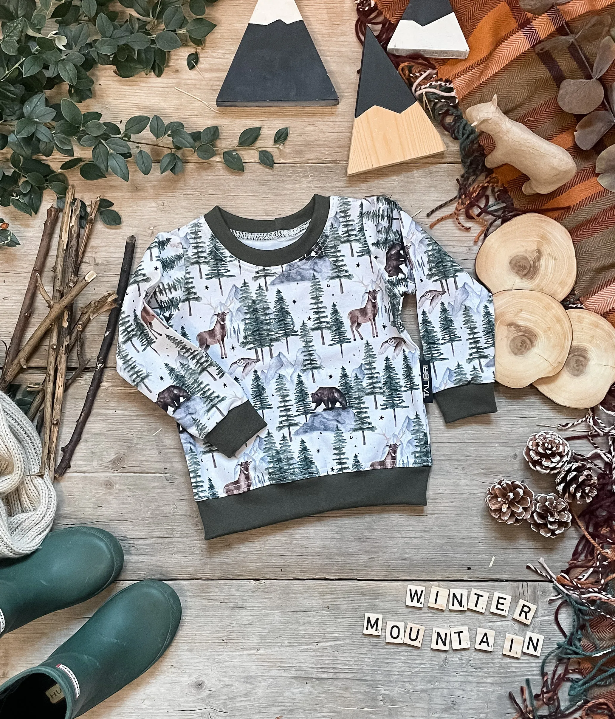 Winter Mountain Sweatshirt