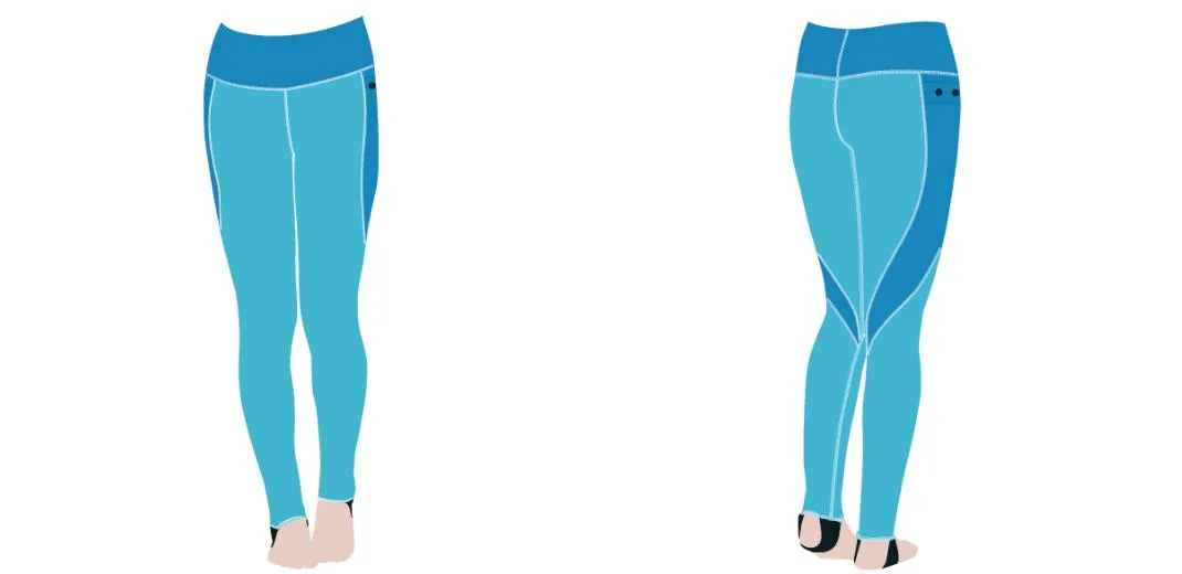 WOMEN'S CUSTOM SNORKEL STIRRUP SWIM LEGGING