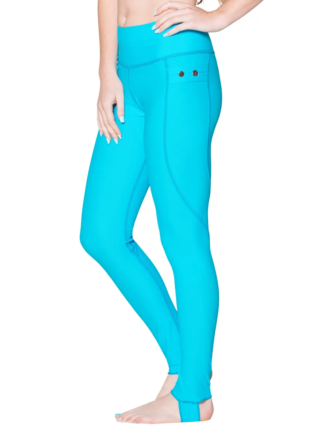 Women's Snorkel Stirrup Swim Legging - Black