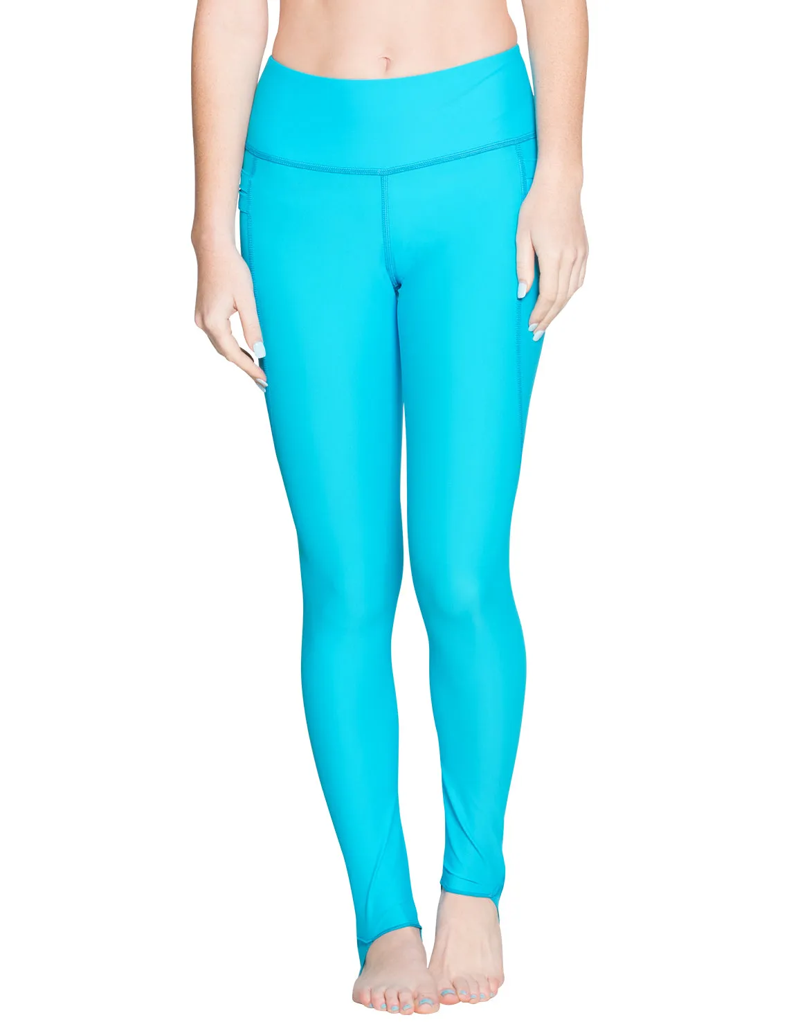 Women's Snorkel Stirrup Swim Legging - Fuchsia