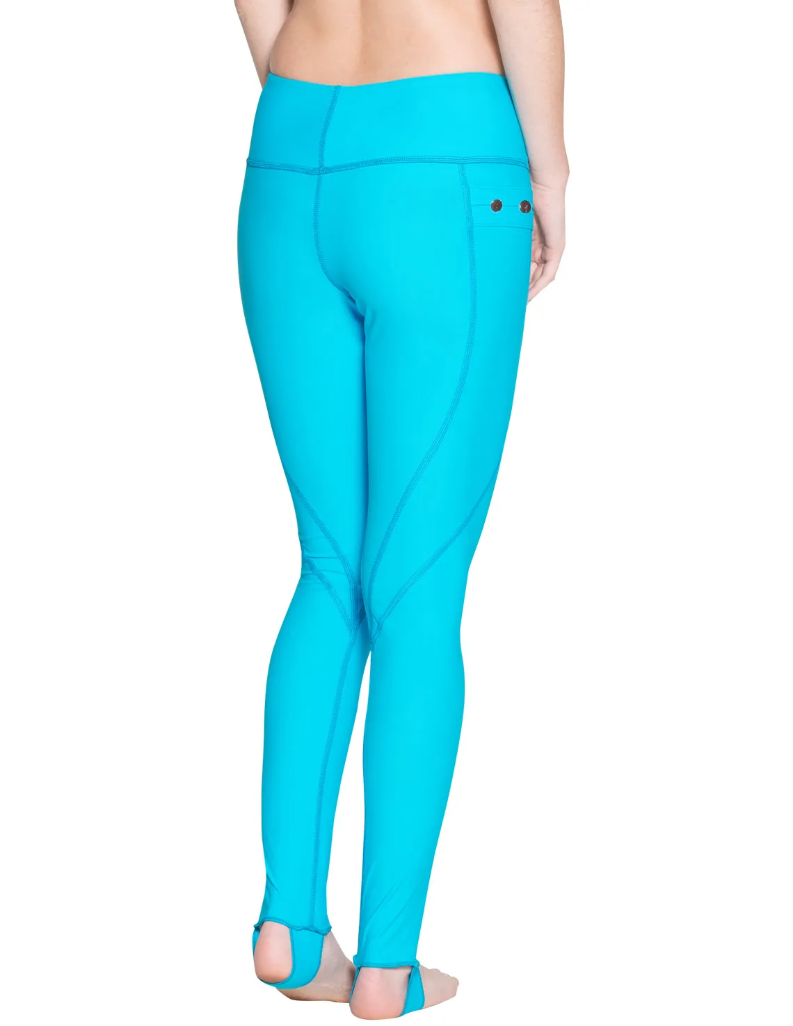 Women's Snorkel Stirrup Swim Legging - Fuchsia