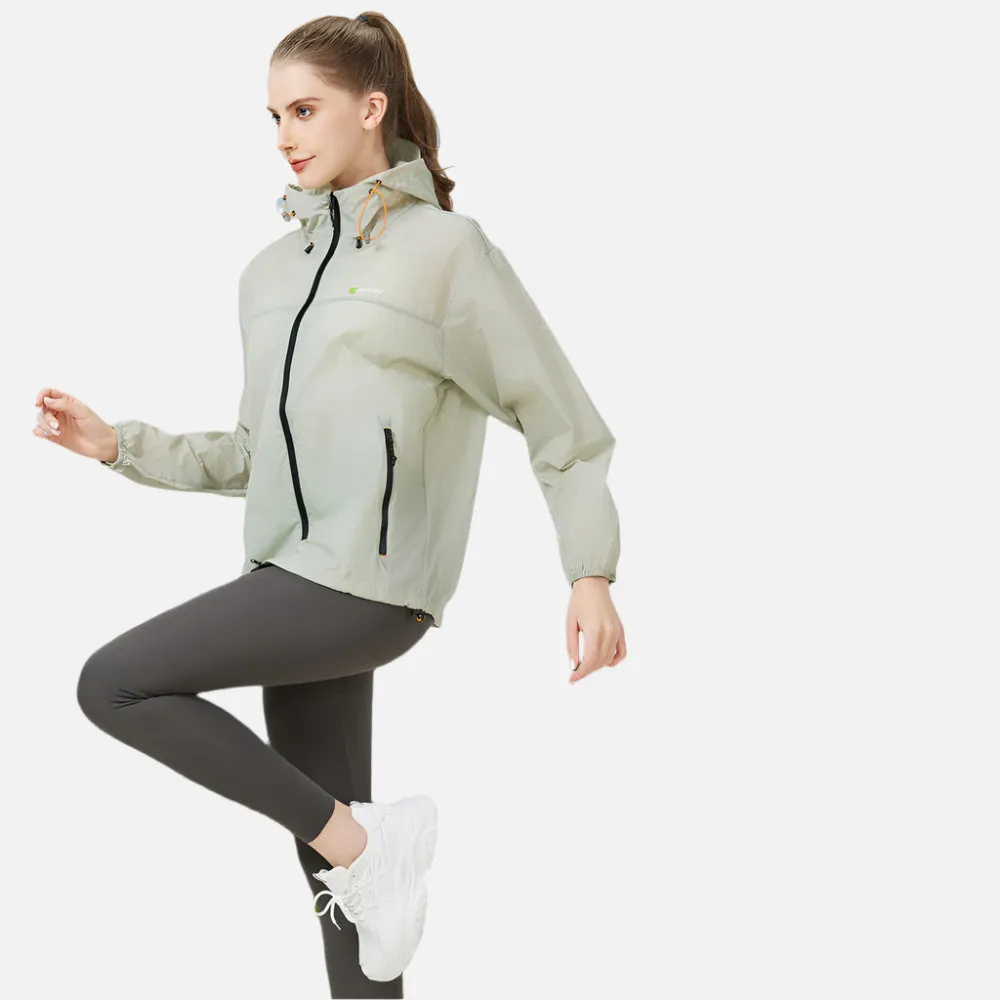 Women's UPF50  UV Protection Hooded Windbreaker