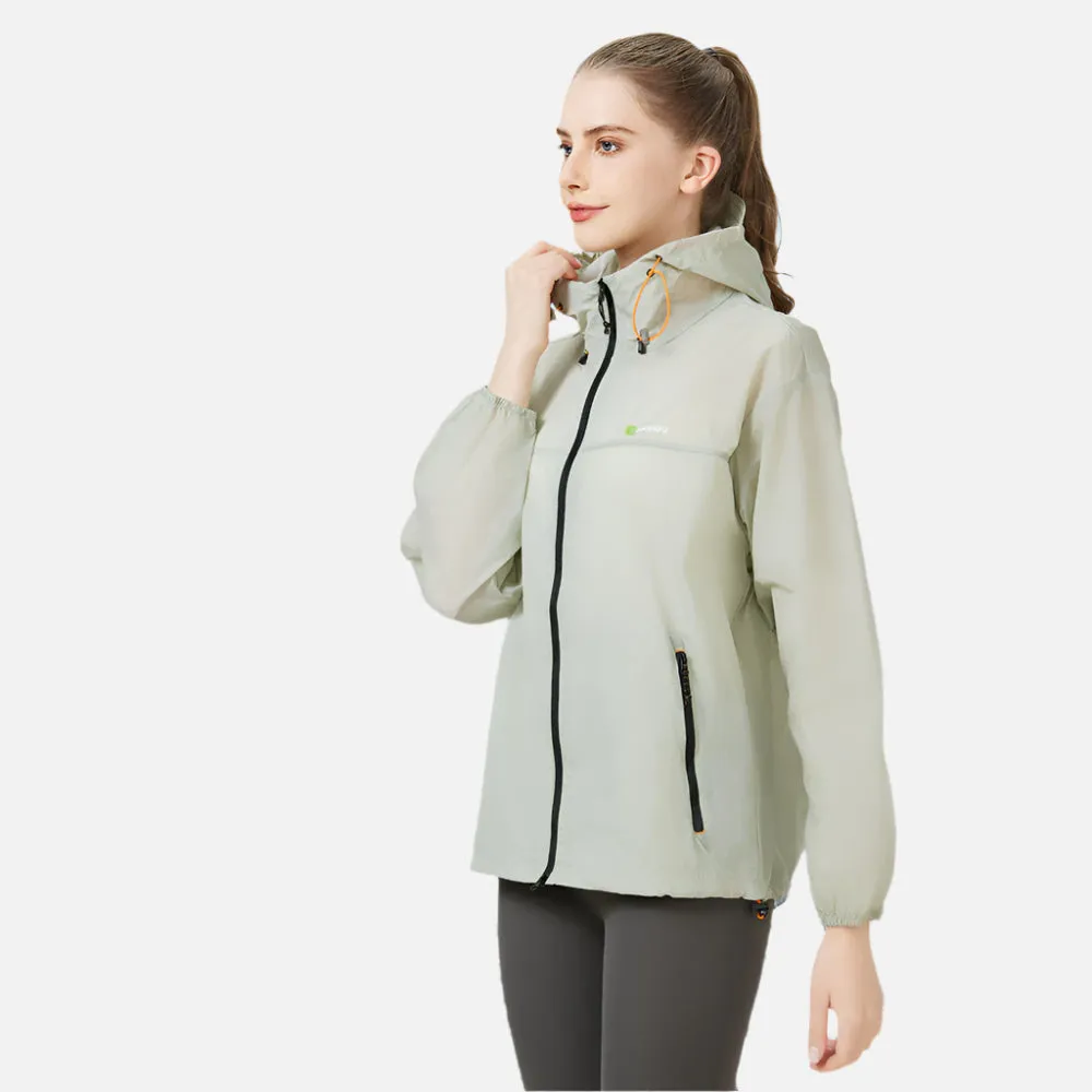 Women's UPF50  UV Protection Hooded Windbreaker