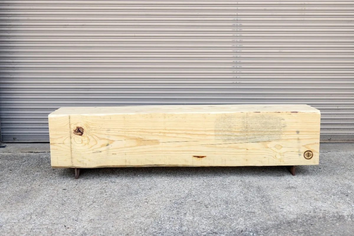 Wood Beam Bench | Large Reclaimed Wood Bench