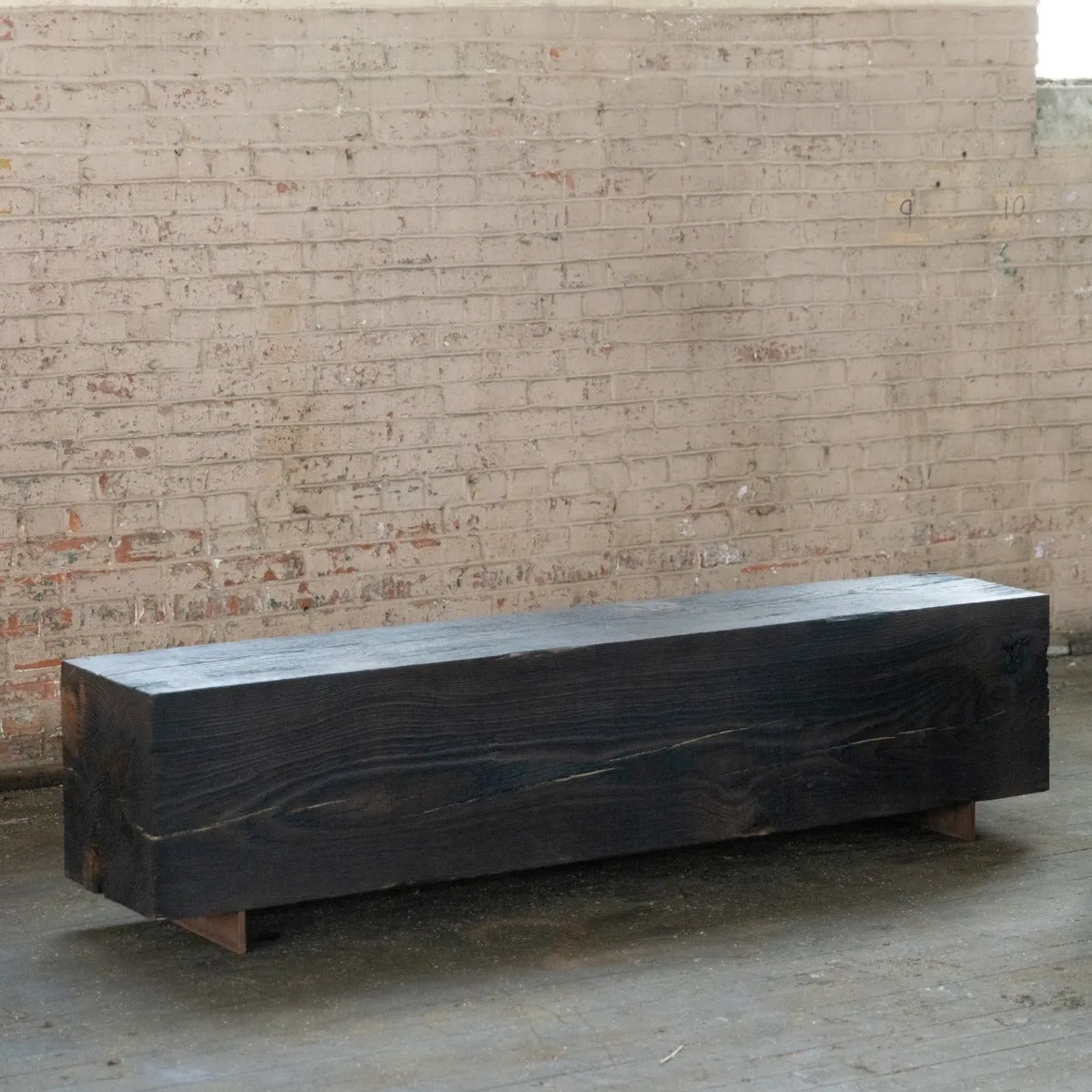 Wood Beam Bench | Large Reclaimed Wood Bench