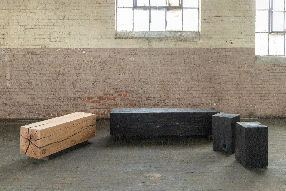 Wood Beam Bench | Large Reclaimed Wood Bench