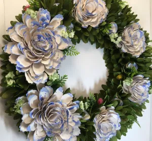 Wood Chip Wreath 20 x 20"