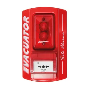Zeta Evacuator Site Master Alarm with Break Glass Activation - FMCEVASMBG