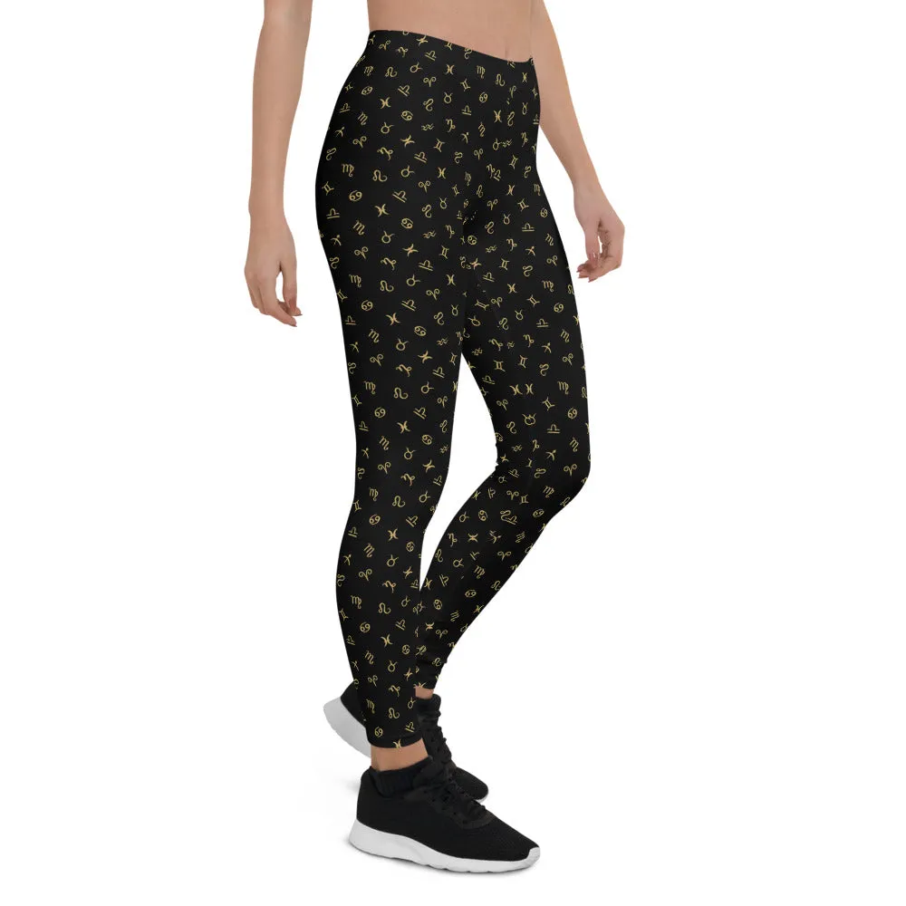 Zodiac logo pattern Leggings