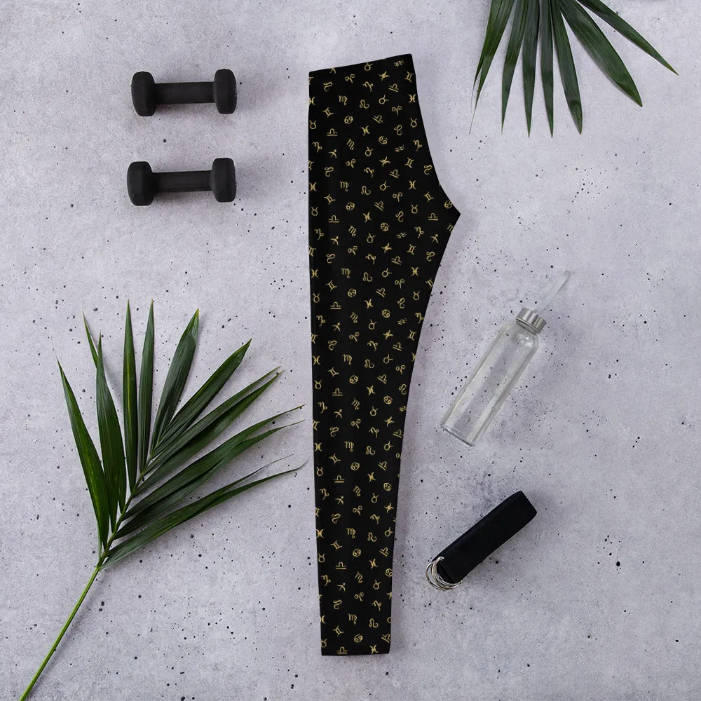 Zodiac logo pattern Leggings