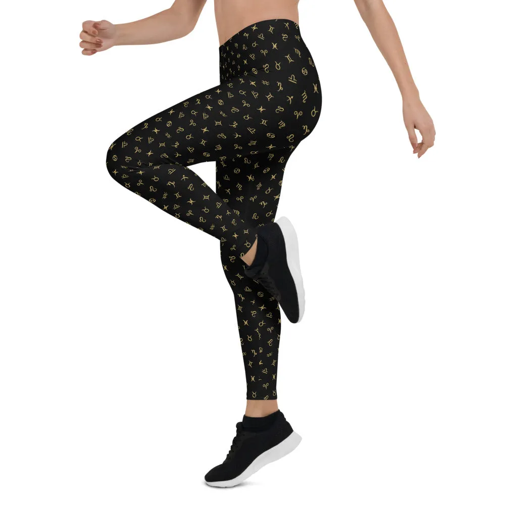 Zodiac logo pattern Leggings