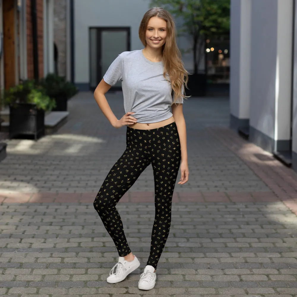 Zodiac logo pattern Leggings