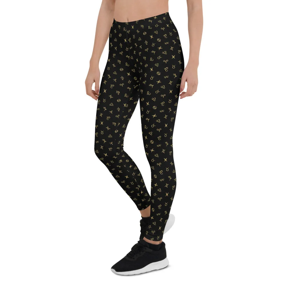 Zodiac logo pattern Leggings