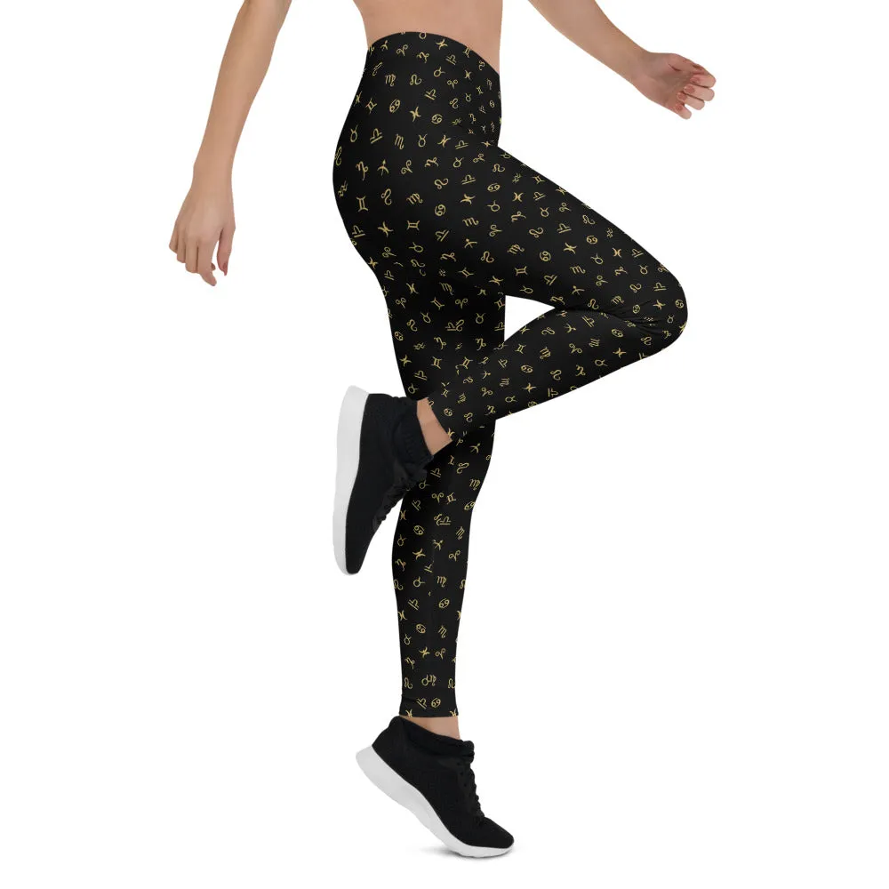Zodiac logo pattern Leggings