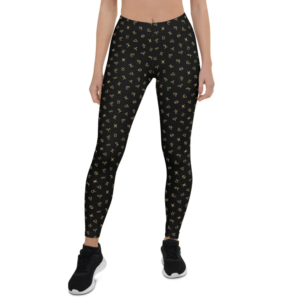 Zodiac logo pattern Leggings
